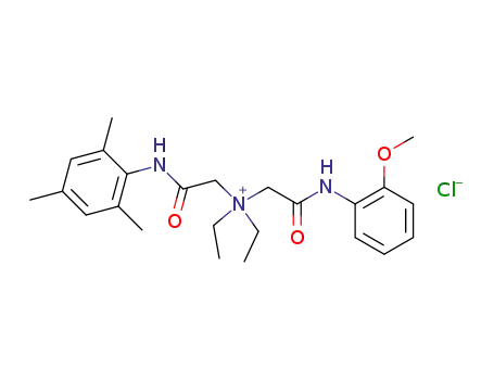 Diethyl-[(2-methoxy-phenylcarbamoyl)-methyl]-[(2,4,6-trimethyl-phenylcarbamoyl)-methyl]-ammonium; chloride