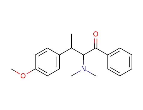 2-dimethylamino-3-p-methoxyphenyl-1-phenylbutan-1-one