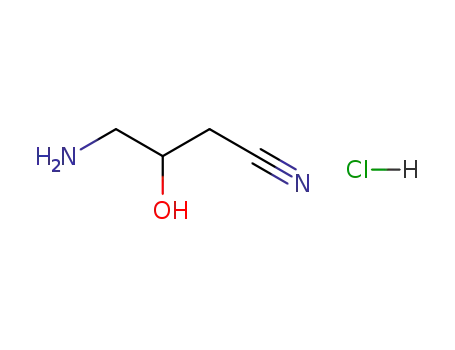 Butanenitrile, 4-amino-3-hydroxy-, monohydrochloride