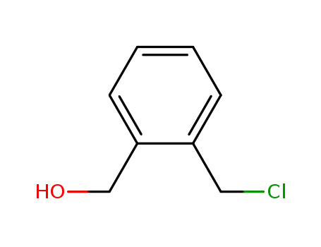Molecular Structure of 142066-41-9 (Benzenemethanol, 2-(chloromethyl)- (9CI))
