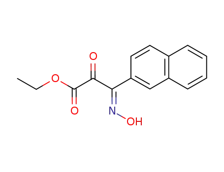 3-[(E)-Hydroxyimino]-3-naphthalen-2-yl-2-oxo-propionic acid ethyl ester
