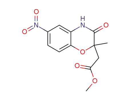(2-Methyl-6-nitro-3-oxo-3,4-dihydro-2H-benzo[1,4]oxazin-2-yl)-acetic acid methyl ester