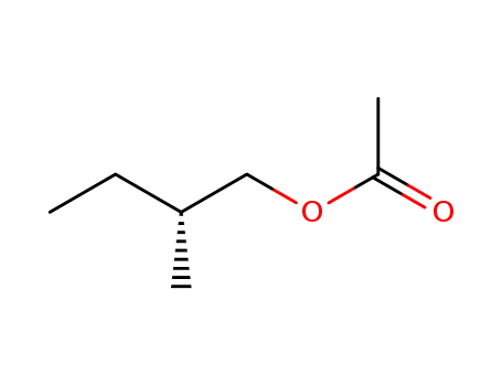 Molecular Structure of 69743-61-9 (1-Butanol, 2-methyl-, acetate, (2R)-)