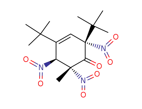 2,4-di-t-butyl-6-methyl-r-2,t-5,c-6-trinitrocyclohex-3-enone