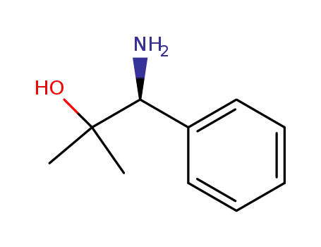 Molecular Structure of 110480-86-9 ((1S)-1-Amino-2-methyl-1-phenylpropan-2-ol)