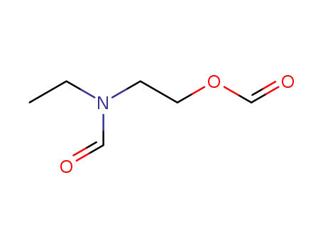 Molecular Structure of 93625-19-5 (Formamide, N-ethyl-N-[2-(formyloxy)ethyl]-)