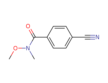 4-Cyano-N-methoxy-N-methylbenzenecarboxamide