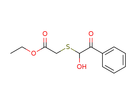(1-Hydroxy-2-oxo-2-phenyl-ethylsulfanyl)-acetic acid ethyl ester