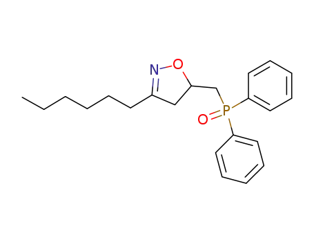 5-diphenylphosphinoylmethyl-3-hexyl-4,5-dihydroisoxazole
