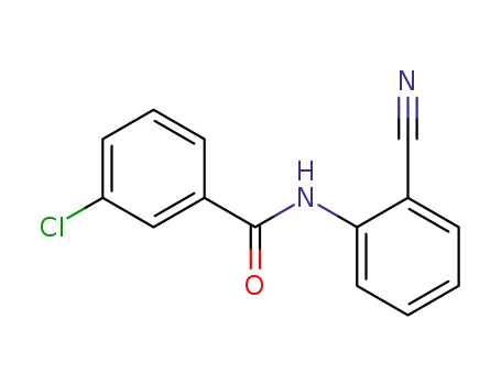 3-chloro-N-(2-cyanophenyl)benzamide