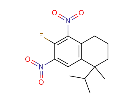 6-fluoro-1,2,3,4-tetrahydro-1-methyl-1-(1-methylethyl)-5,7-dinitronaphthalene
