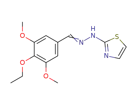 1-(3,5-dimethoxy-4-ethoxybenzilidene)-2-(thiazol-2-yl)hydrazine