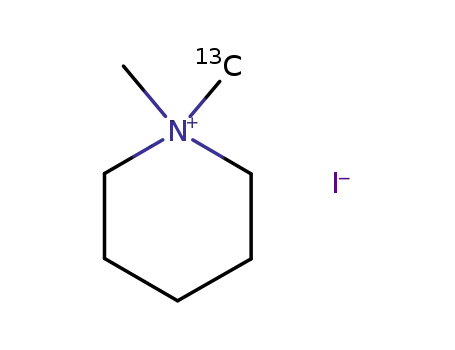 N,N-13CH3,CH3-piperidinium iodide