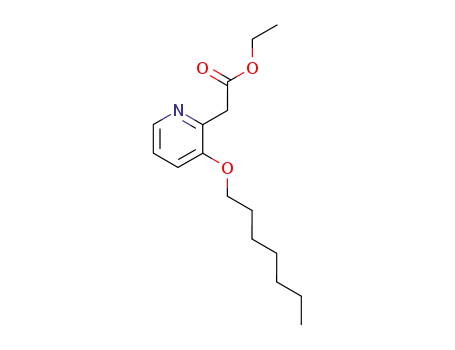ethyl 3-n-heptyloxy-2-pyridineacetate