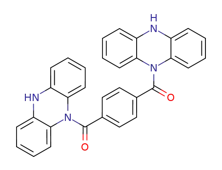 Terephthaloyl-5',5''-bis(5,10-dihydrophenazin)