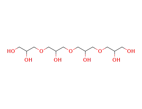 Molecular Structure of 21872-45-7 (1,2-Propanediol, 3,3'-[oxybis[(2-hydroxy-3,1-propanediyl)oxy]]bis-)