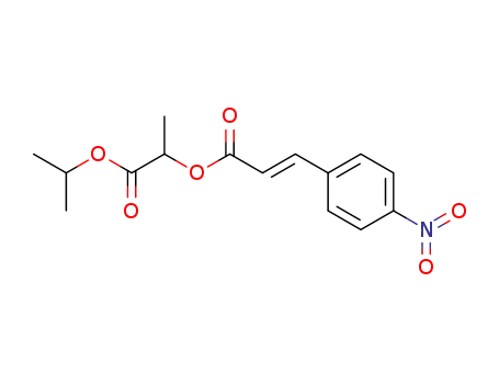(E)-3-(4-Nitro-phenyl)-acrylic acid 1-isopropoxycarbonyl-ethyl ester