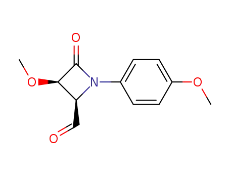 3-methoxy-1-(4-methoxy-phenyl)-4-oxo-azetidine-2-carbaldehyde