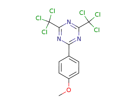 2-(4-Methoxyphenyl)-4,6-bis(trichloromethyl)-1,3,5-triazine