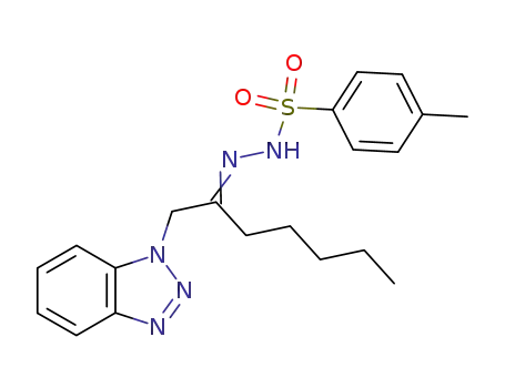 1-(benzotriazol-1-yl)-2-heptanone p-tosylhydrazone