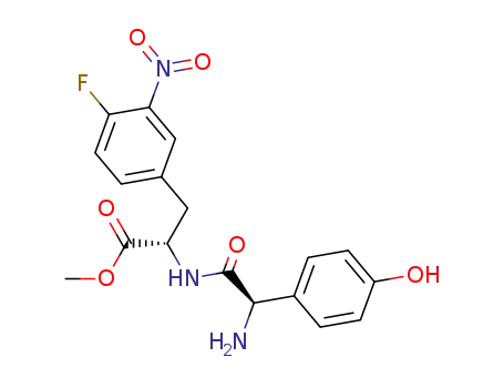(S)-2-[(R)-2-Amino-2-(4-hydroxy-phenyl)-acetylamino]-3-(4-fluoro-3-nitro-phenyl)-propionic acid methyl ester