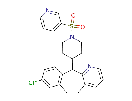 8-chloro-11-(1-(pyridin-3-ylsulfonyl)piperidin-4-ylidene)-6,11-dihydro-5H-benzo[5,6]cyclohepta[1,2-b]pyridine