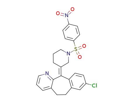 8-Chloro-11-[1-(4-nitro-benzenesulfonyl)-piperidin-(3E)-ylidene]-6,11-dihydro-5H-benzo[5,6]cyclohepta[1,2-b]pyridine