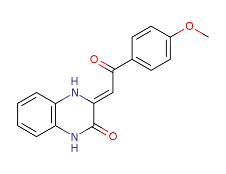 (Z)-3-(2-(4-methoxyphenyl)-2-oxoethylidene)-3,4-dihydroquinoxalin-2(1H)-one