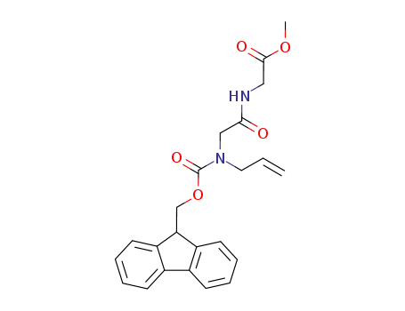 {2-[allyl-(9H-fluoren-9-ylmethoxycarbonyl)-amino]-acetylamino}-acetic acid methyl ester