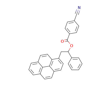 1-phenyl-2-(1-pyrenyl)ethyl p-cyanobenzoate