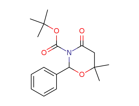 6,6-dimethyl-4-oxo-2-phenyl-[1,3]oxazinane-3-carboxylic acid tert-butyl ester