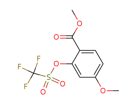 4-methoxy-2-(trifluoro-methanesulfonyloxy)-benzoic acid methyl ester