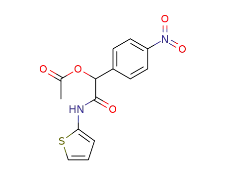 acetic acid (4-nitro-phenyl)-(thiophen-2-ylcarbamoyl)-methyl ester