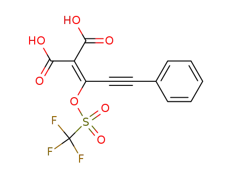 2-(3-phenyl-1-trifluoromethanesulfonyloxy-prop-2-ynylidene)-malonic acid