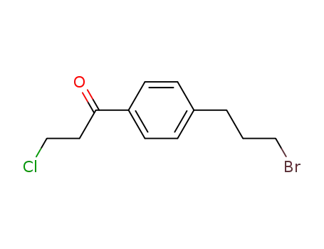 1-(3-chloro-1-oxopropyl)-4-(3-bromopropyl)benzene