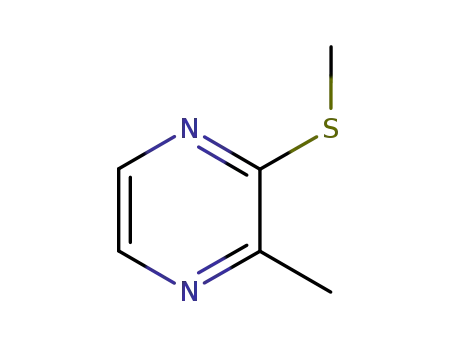 Molecular Structure of 2882-20-4 (2-Methyl-3-(methylthio)pyrazine)