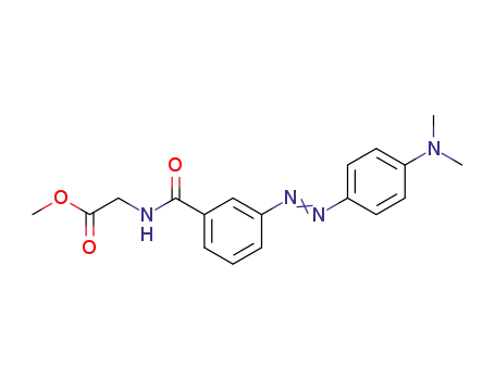 N-{3-[(N,N-dimethylaminophenyl)-4'-diazenyl]benzoyl}glycine methyl ester