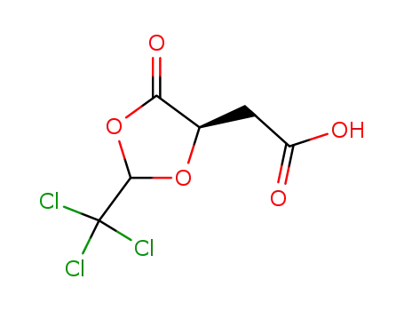 (2RS,5R)-5-carboxymethyl-2-trichloromethyl-4-oxo-1,3-dioxolane