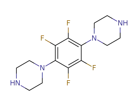 1,4-bis(piperazin-1-yl)-2,3,5,6-tetrafluorobenzene