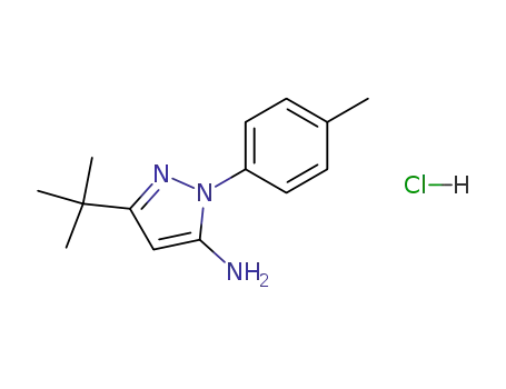 3-amino-5-tert-butyl-2-(p-tolyl)-2H-pyrazole hydrochloride