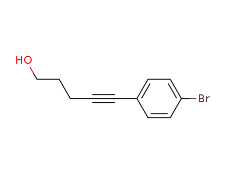 4-(4-bromophenyl)-4-pentyn-1-ol