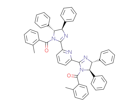 2,6-bis-(1-(2-methyl-benzoyl)-[4R,5R]-4,5-diphenyl-4,5-dihydro-1H-imidazol-2-yl)-pyridine