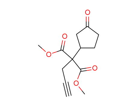 2-(3-oxocyclopentyl)-2-prop-2-ynylmalonic acid dimethyl ester