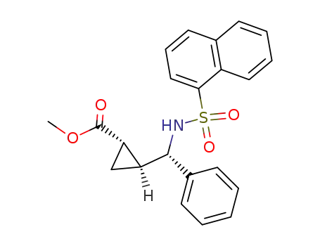 (1S,2S)-methyl-2-((S)-phenyl(naphthalenesulfonylamido)methyl)cyclopropanecarboxylate