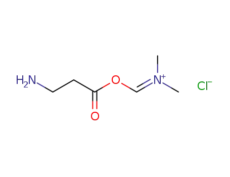 (3-amino-propionyloxymethylene)-dimethyl-ammonium; chloride