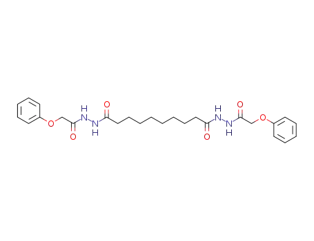 10-oxo-10-(N'-phenoxyacetyl-hydrazino)-decanoic acid N'-phenoxyacetyl-hydrazide