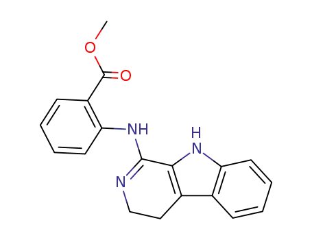 2-(4,9-dihydro-3H-β-carbolin-1-ylamino)-benzoic acid methyl ester
