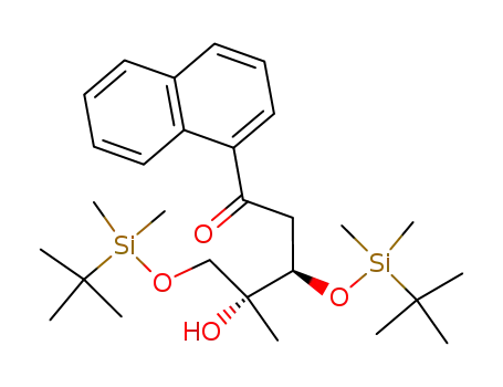 (3R,4R)-3,5-bis(tert-butyldimethylsiloxy)-4-hydroxy-4-methyl-1-(1-naphthyl)pentan-1-one