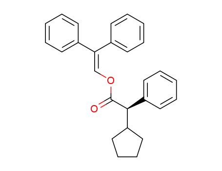 (R)-Cyclopentyl-phenyl-acetic acid 2,2-diphenyl-vinyl ester