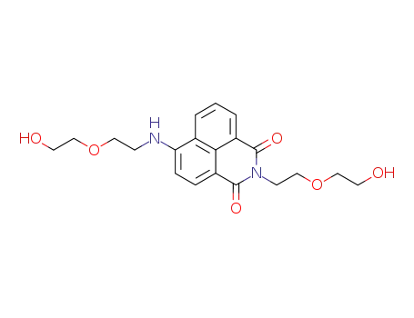 2-[2-(2-hydroxy-ethoxy)-ethyl]-6-[2-(2-hydroxy-ethoxy)-ethylamino]-benzo[de]isoquinoline-1,3-dione